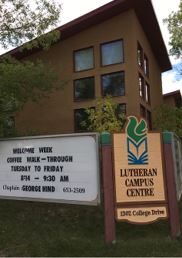 Exterior of campus centre building